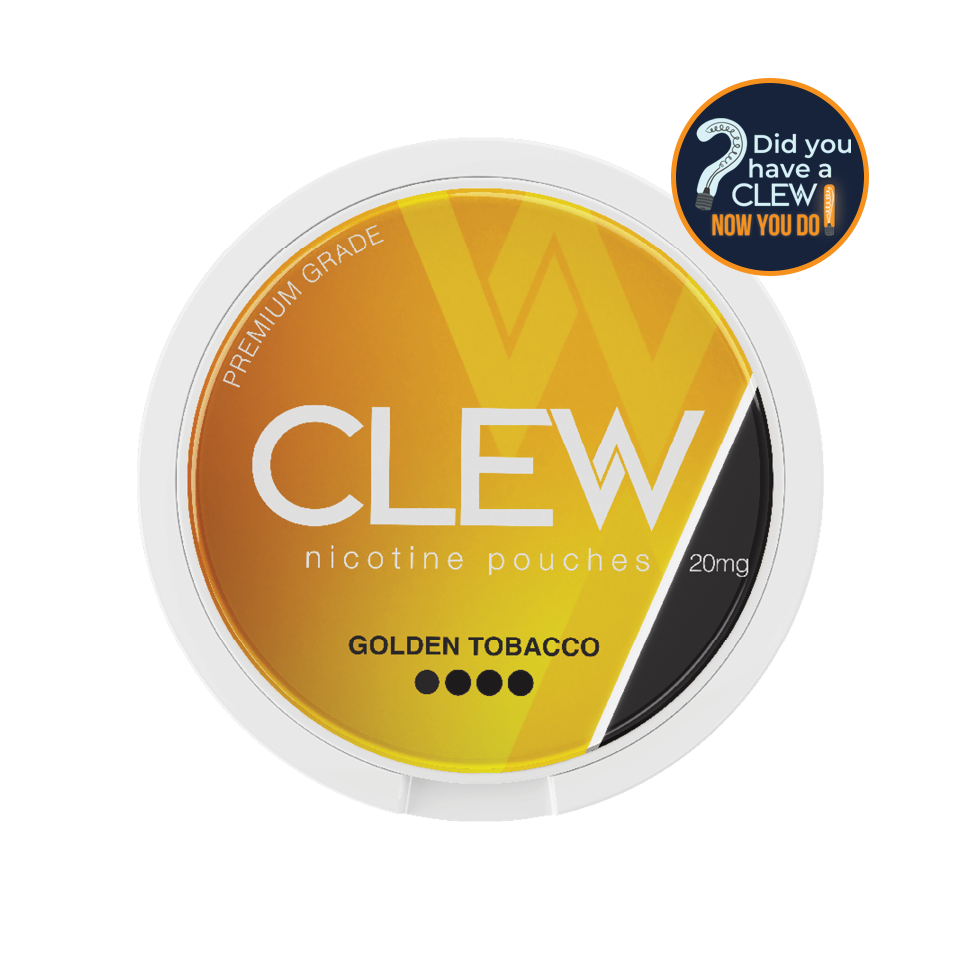 CLEW Golden Tobacco 20 mg Nicotine Pouches