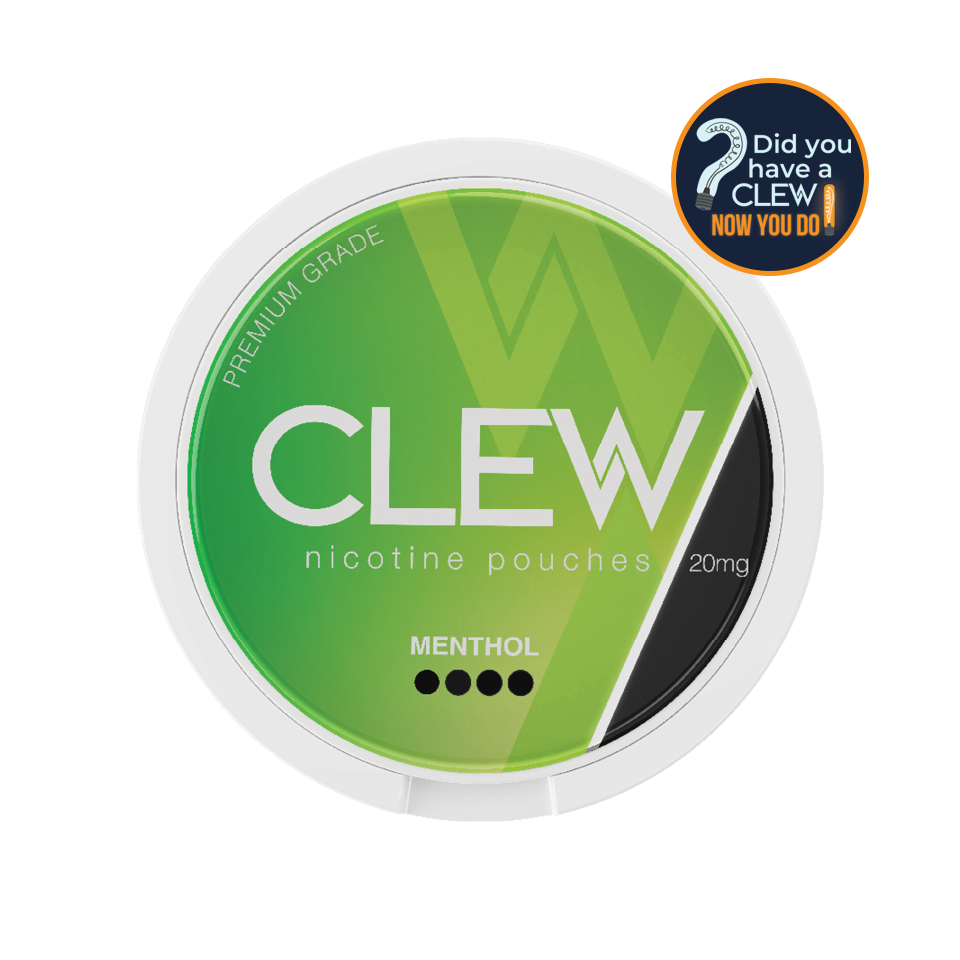 CLEW Menthol 20 mg Nicotine Pouches