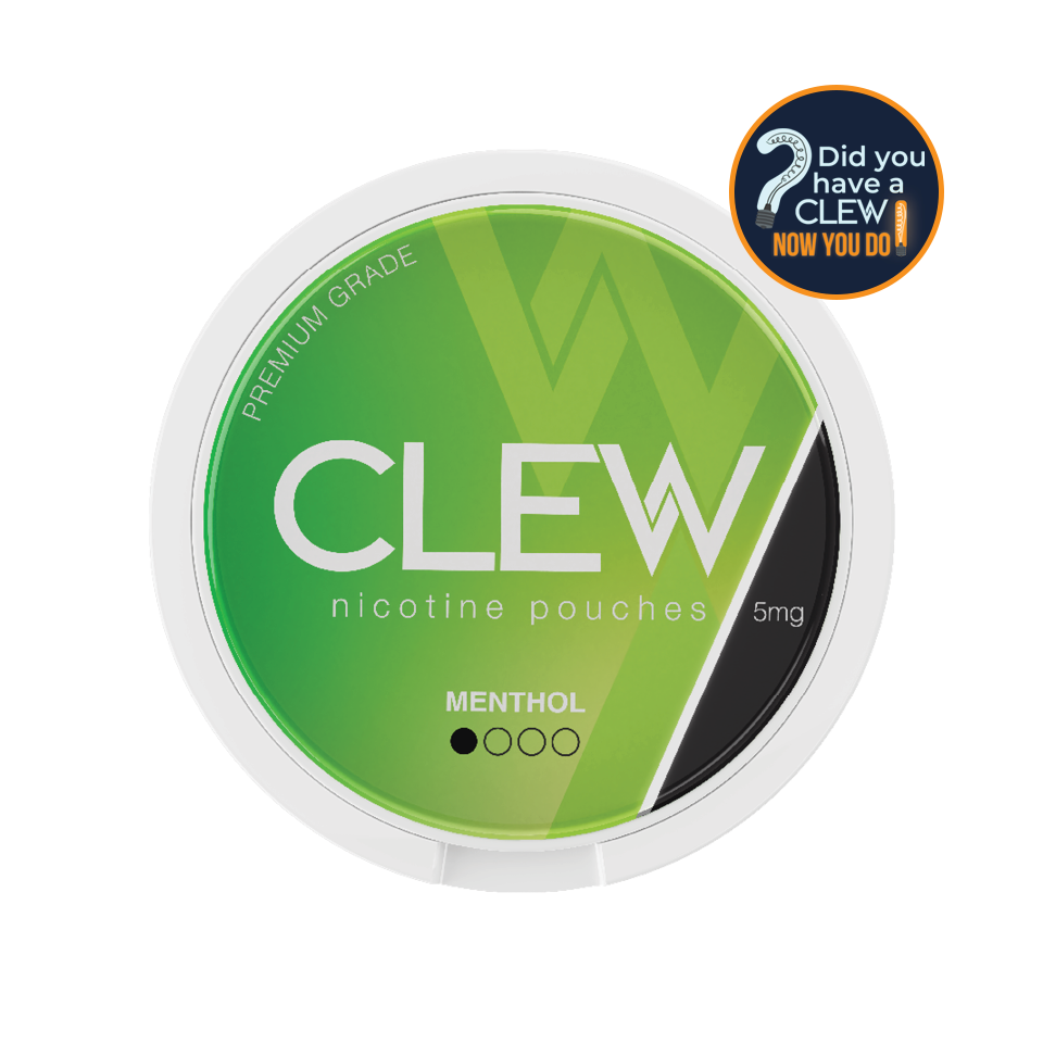 CLEW Menthol 5 mg Nicotine Pouches